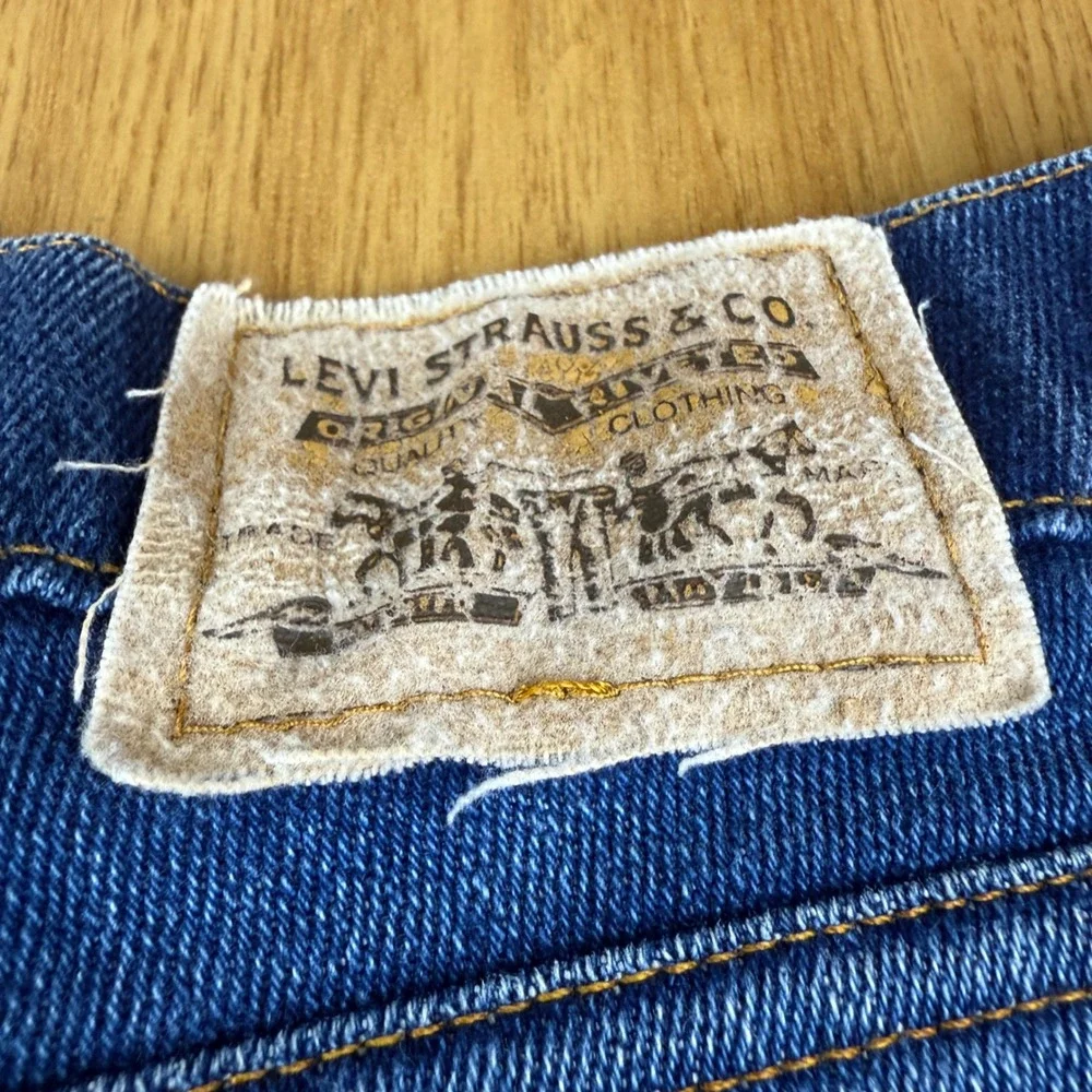 VTG Levi Strauss Action Jeans Men Made in USA Denim Western Style W36 L29‎